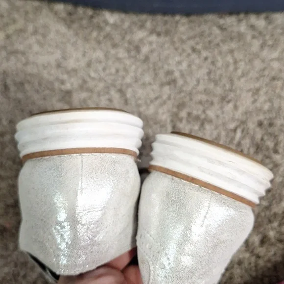 Cole Haan original zero grand lace-up sneakers soft wingtips- 5-metallic silver - Picture 9 of 10